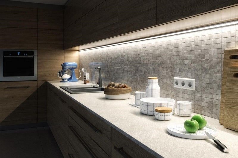 Aluminiowe profile LED jako nowoczesne oświetlenie kuchni